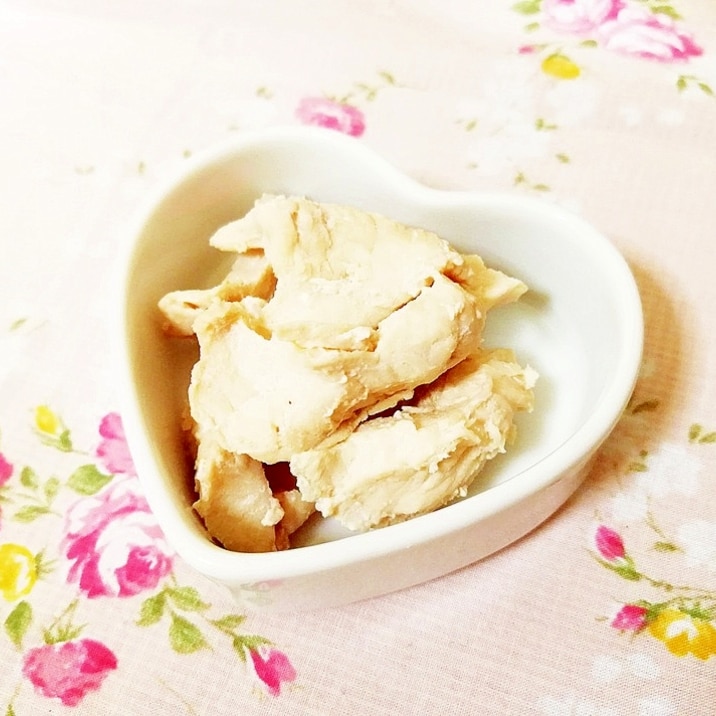 シャトルシェフで♪鶏ムネの蒸し鶏